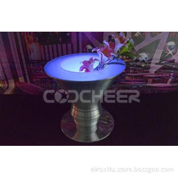 Multi Color Rechargeable Bar champage Led Ice Bucket with r